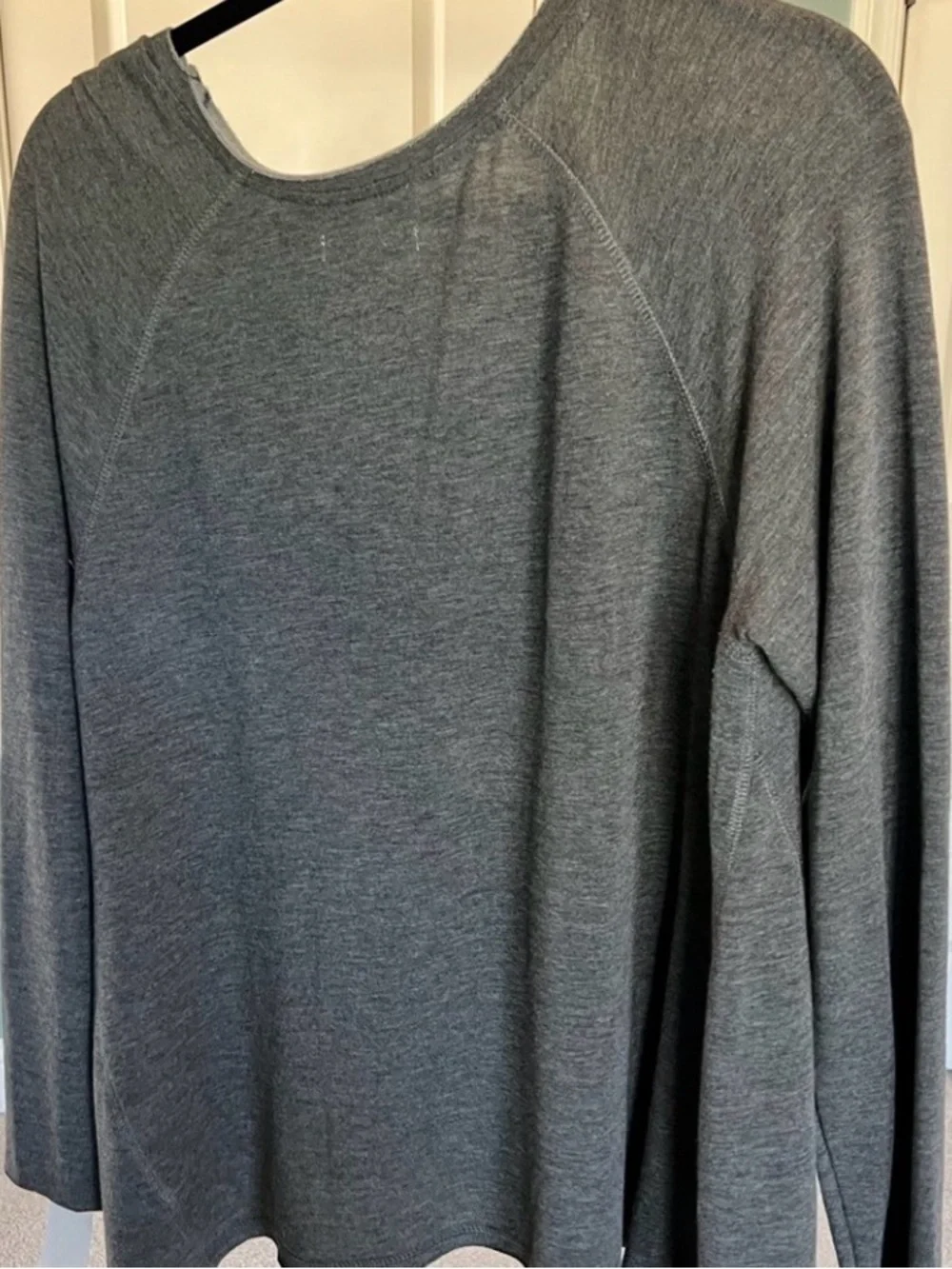 Grayson Threads Gray Graphic Pullover with NAMAST’AY IN BED WOMENS SIZE XL - Picture 2 of 3